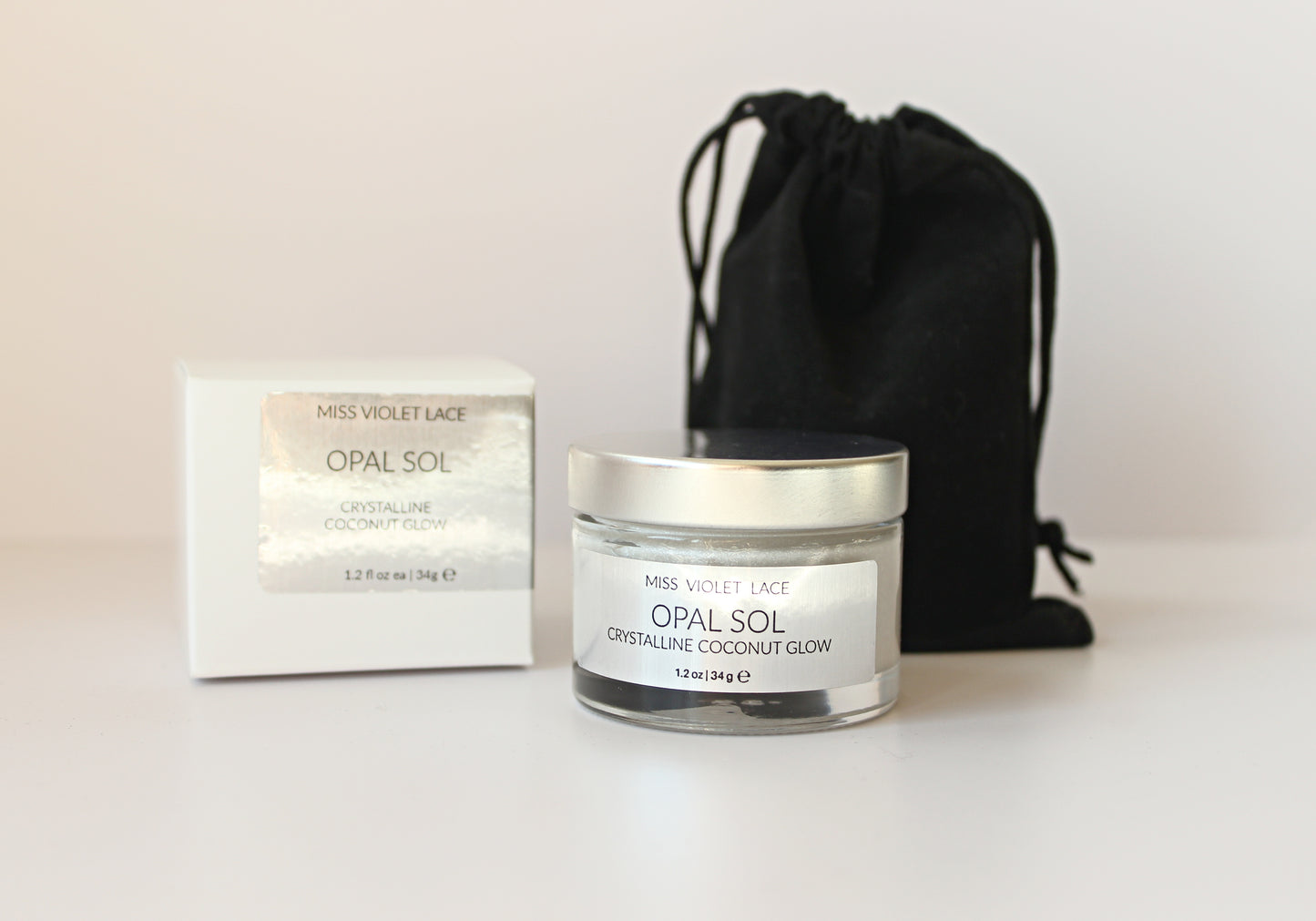 opal sol · crystalline coconut glow