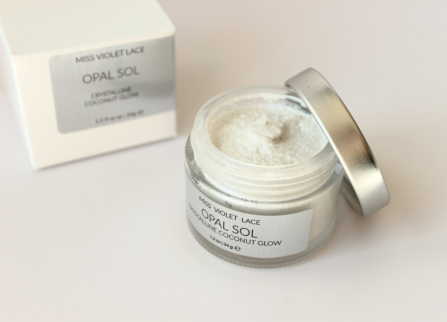 opal sol · crystalline coconut glow