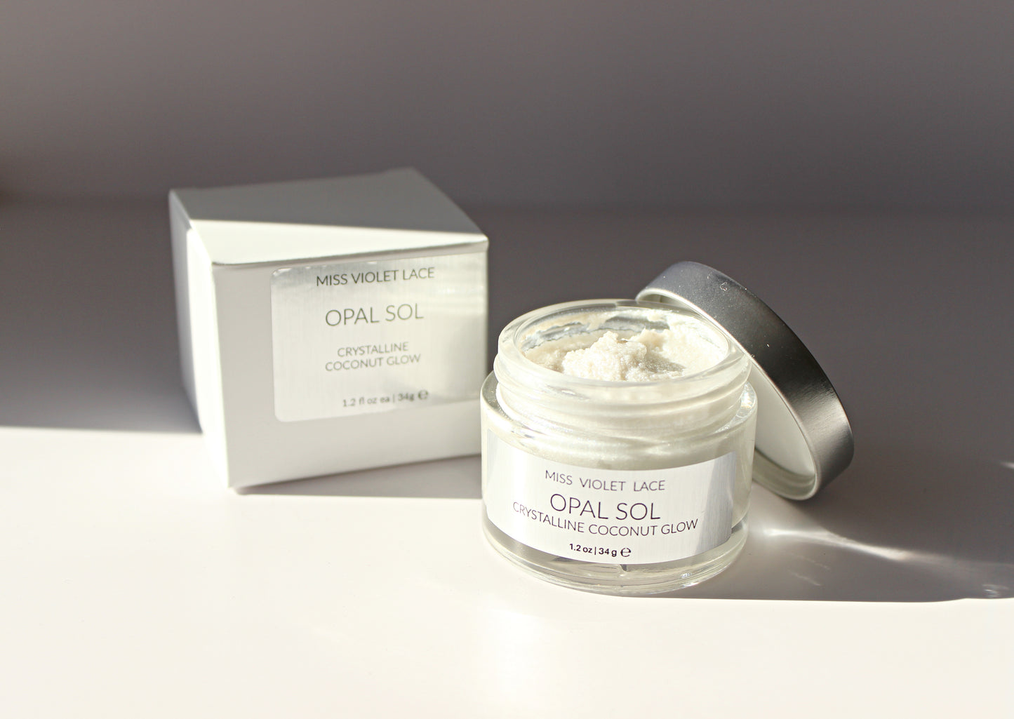 opal sol · crystalline coconut glow