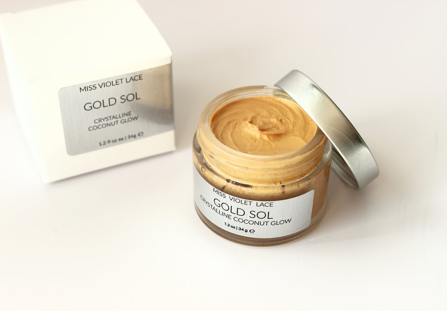 gold sol · crystalline coconut glow