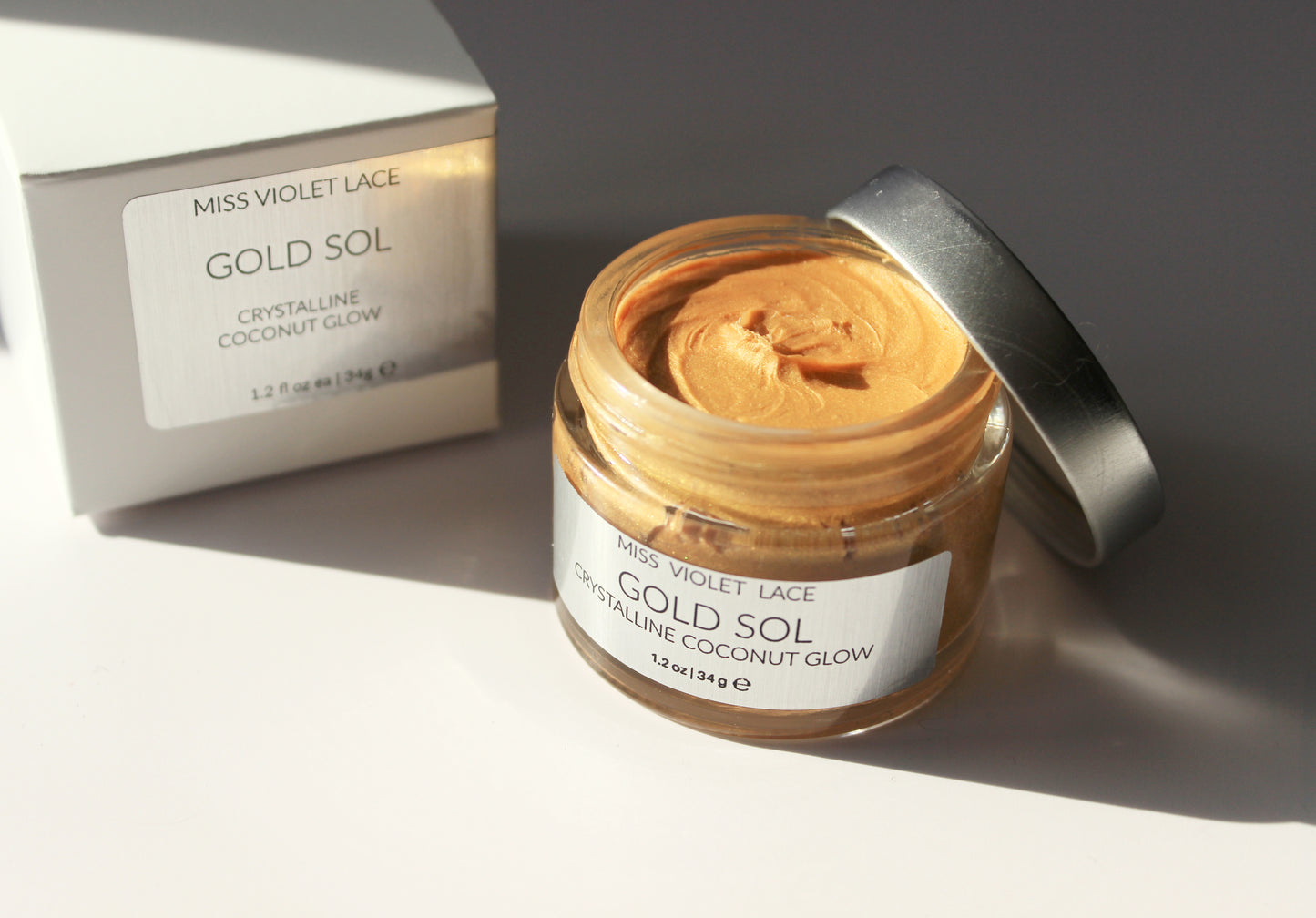 gold sol · crystalline coconut glow