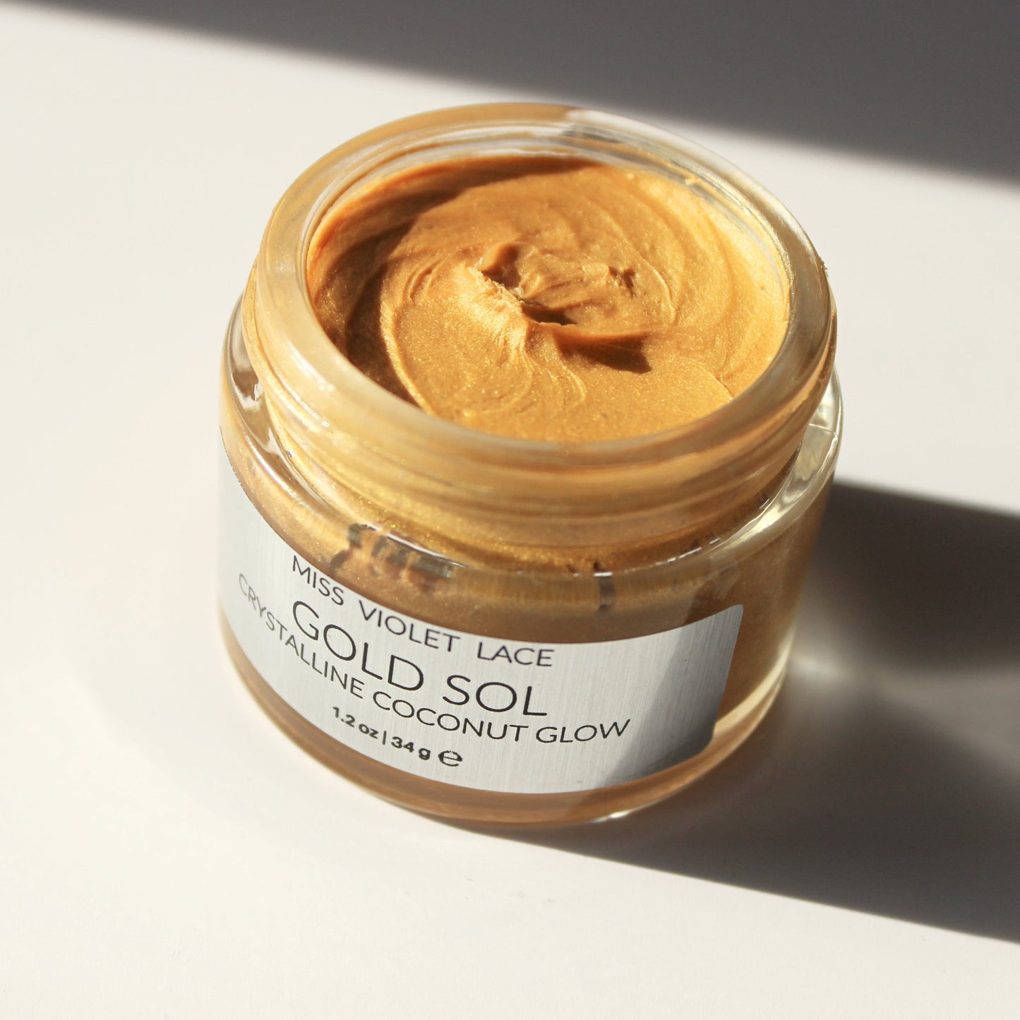 gold sol · crystalline coconut glow