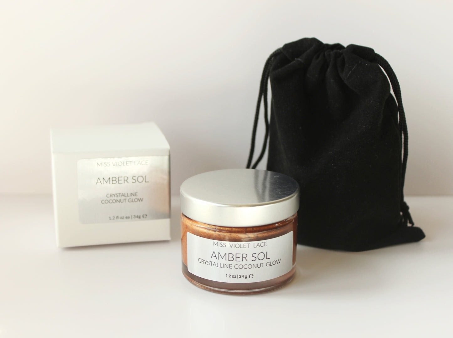 amber sol · crystalline coconut glow