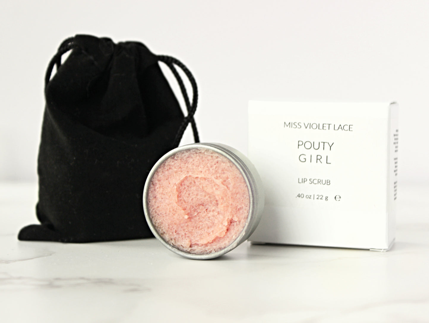 pouty girl lip scrub