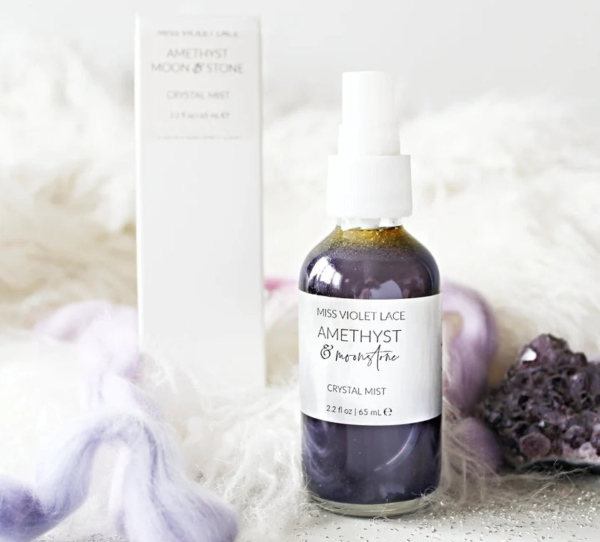 amethyst & moonstone crystal mist