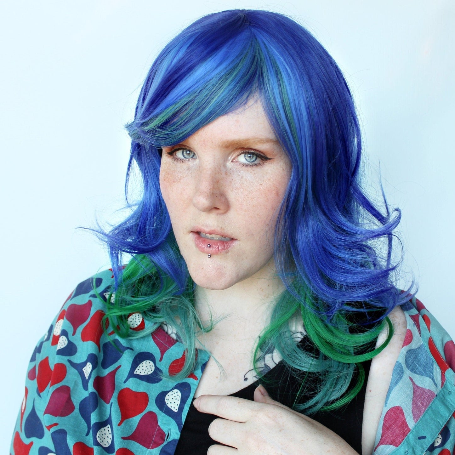 coral spark wig